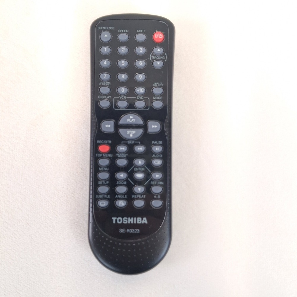 TOSHIBA SE-R0323 REMOTE CONTROL GENUINE OEM DVD VCR COMBO SD-V296 SD-V296KU